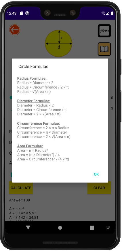 ShapeX Calculator screenshot