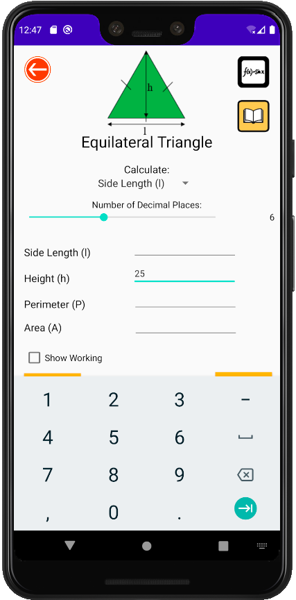 ShapeX Calculator screenshot